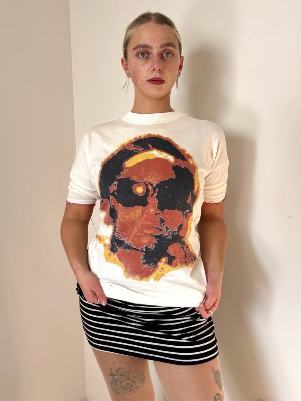 Rare Xuly Bet off white Keziah Jones t-shirt